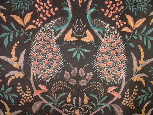 2.7 Meter ILIV Parvani Onyx Pfau samt Stoff Kissen Vorhang Polster - Bild 4 von 13
