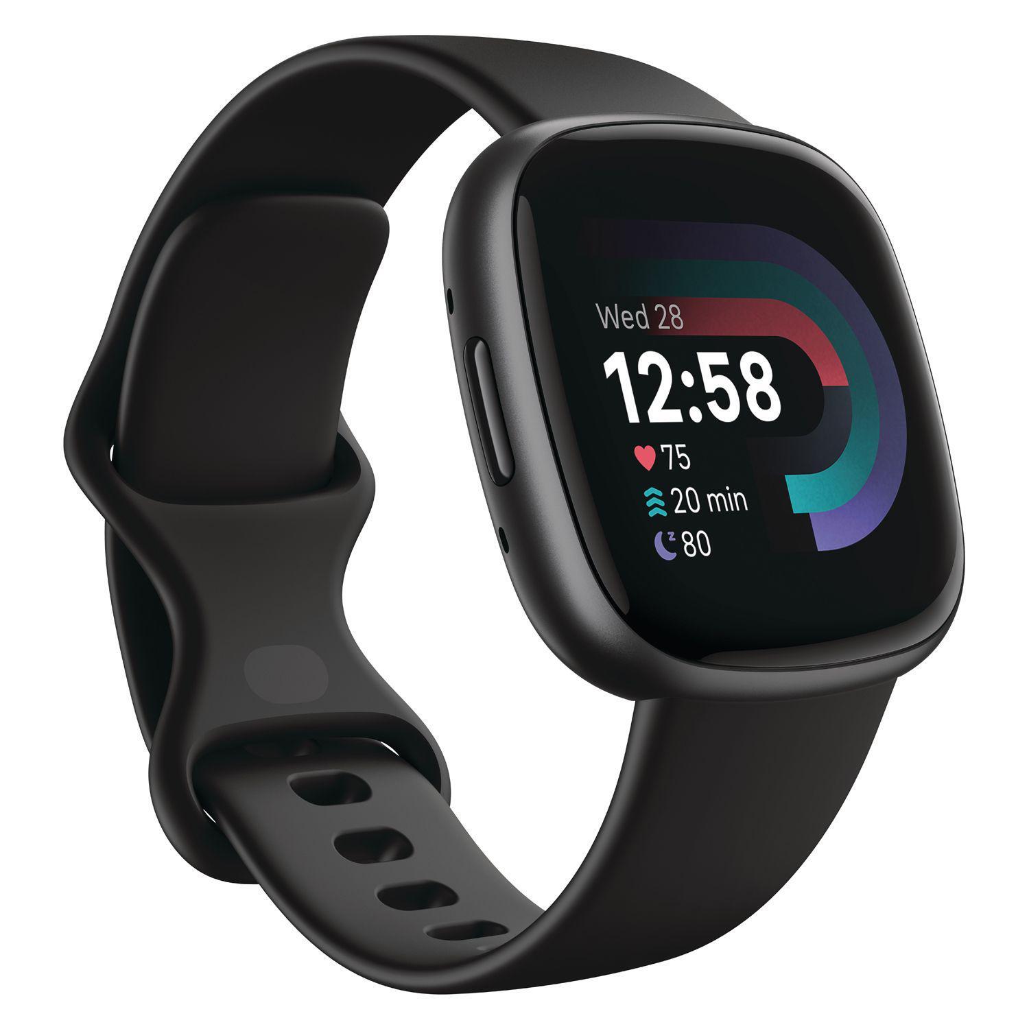 BLACK - Fitbit Versa 4 Fitness Smartwatch. |2034