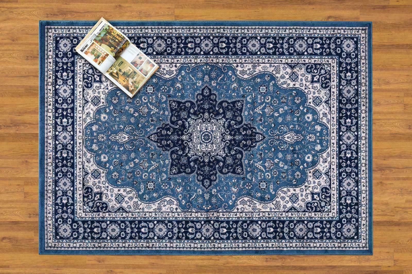 Rome rug shown in multiple room settings