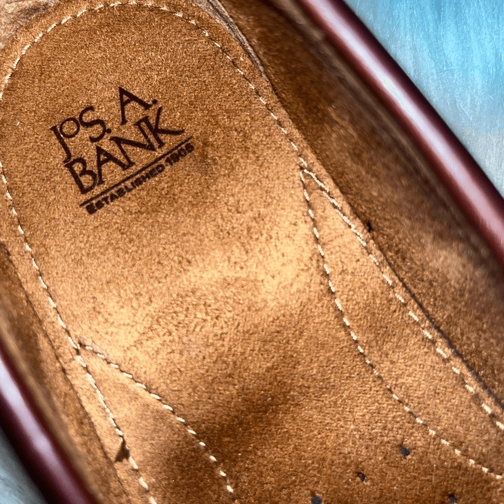 JOS A BANK Burgundy Reston Loafers Size 10.5 Jos. A. Bank Loafers & Slip-Ons for Men on Sale up to 90  main image 3