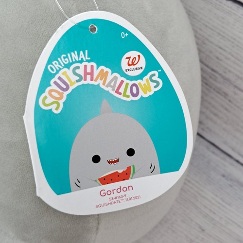 Squishmallow Gordon Eating Watermelon (Walgreens) & Selene 8" Shark W/ Tag 2022 - Picture 5 of 17