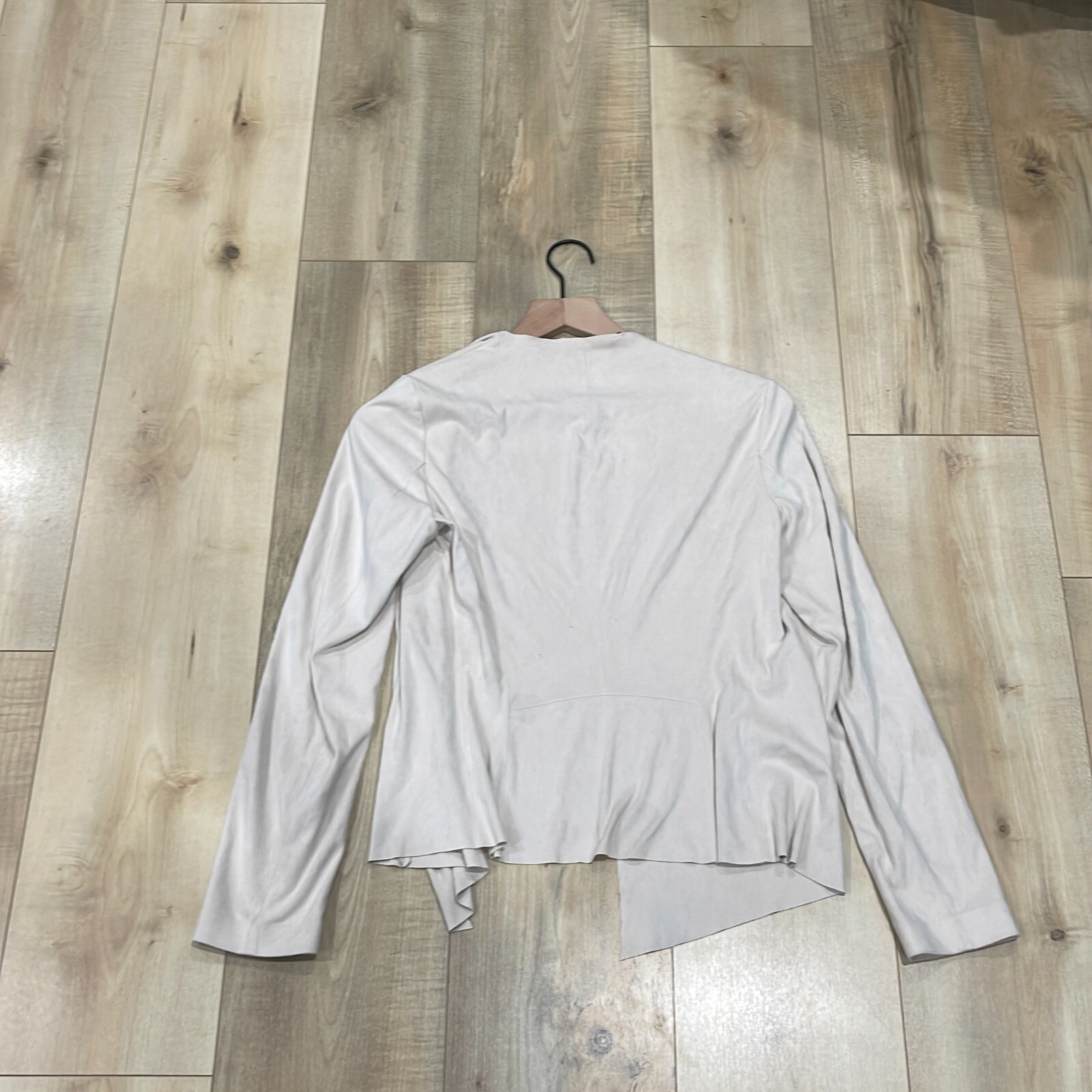 Zara Basic Collection Womens Beige Waterfall Open… - image 2