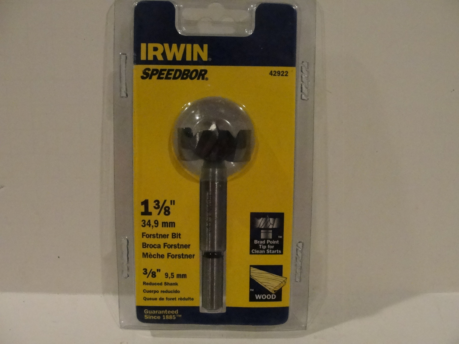 Irwin Speedbor 42922 13/8Inch by 3/8Inch Shank Forstner Bit eBay