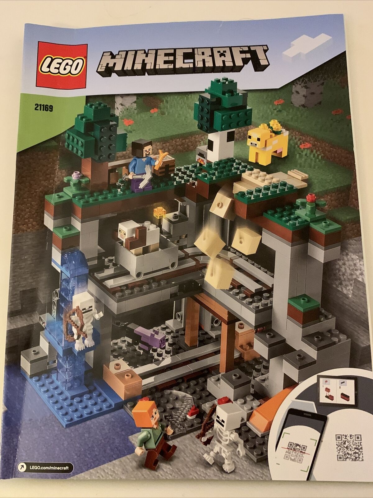 LEGO Minecraft 21169 Instructions Only No Bricks