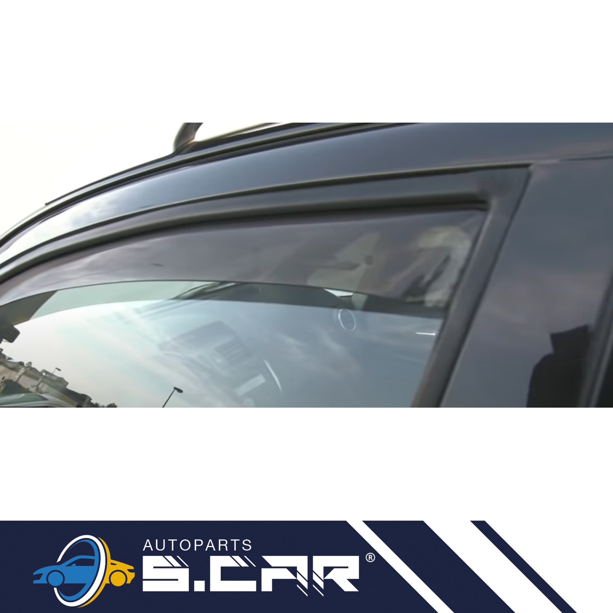 Deflettori Vetri Auto Deflettori Aria Per Peugeot Traveller Dal 2016 - 2 Pezzi, Grigio, Antifumo Deflettori Originali Made Europe - Foto 7