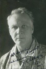 F�dor CHALIAPINE RARE PHOTOGRAPHIE ORIGINALE avec AUTOGRAPHE   15*10