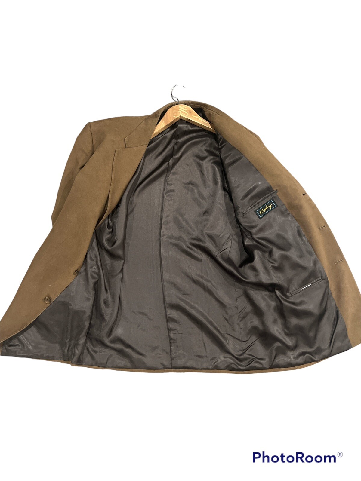 Coppley Solid Brown 3 Button Blazer Made Canada L… - image 2