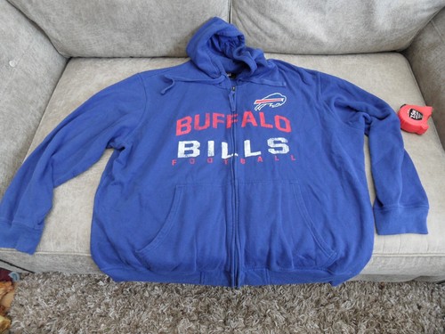 NFL BUFFALO BILLS HOODIE - 2XL MENS - FAIR CONDITION