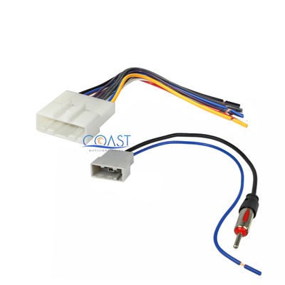 Car Radio Stereo Wiring Harness + Antenna Adapter Combo for 2007-2014