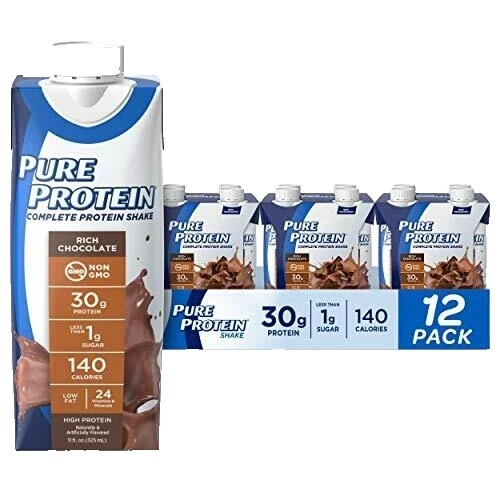 Resistência de Chocolate Pure Protein e Bebidas Energéticas