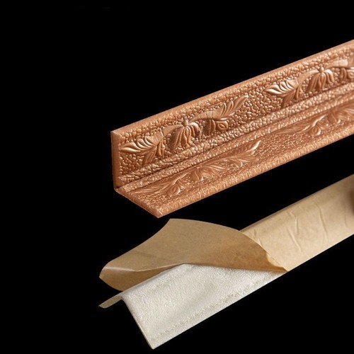 3D Self-adhesive Wall Trim Inside & Outside Corner Waterproof Wallpaper Border - Picture 11 of 18