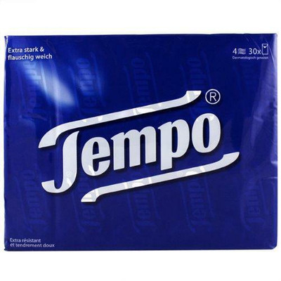 Tempo Tissues 30 Pack 30 Pack by Tempo