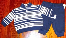 POLO RALPH LAUREN AUTHENTIC BABY BOYS BRAND NEW ORIGINAL 2Pc SET Size 3M, NWT