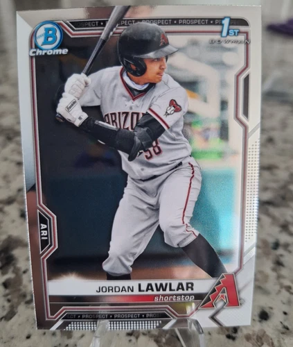 2021 1st Bowman Chrome Jordan Lawlar #BDC-194 Arizona Diamondbacks