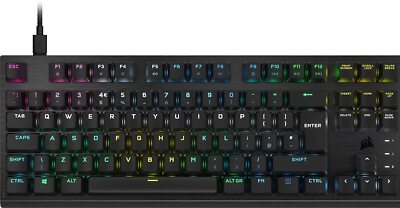 Corsair K60 PRO TKL RGB optischn mechanische Gaming Tastatur OPX UK QWERTY