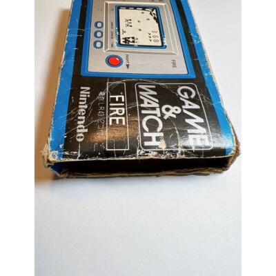 NINTENDO GAME AND & WATCH Fire 1980 w/ BOX Direct From Japan Very