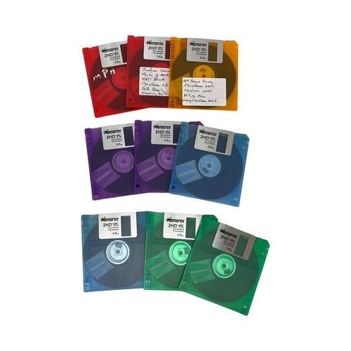 Memorex PC Formatted 3.5" Computer Diskettes 1.4 MB HD - 10 Disks - Afbeelding 12 van 13