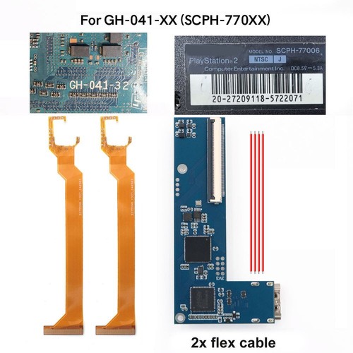 PS2 Slim Digital HDMI Kit Digital a Digital HDMI Mod Kit Para PS2 Slim Consola - Imagen 37 de 41