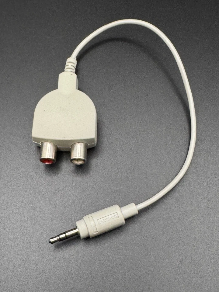 Adaptador de audio estéreo vintage Apple de 3,5 mm a RCA 590-0618-A Foto 4 de 4