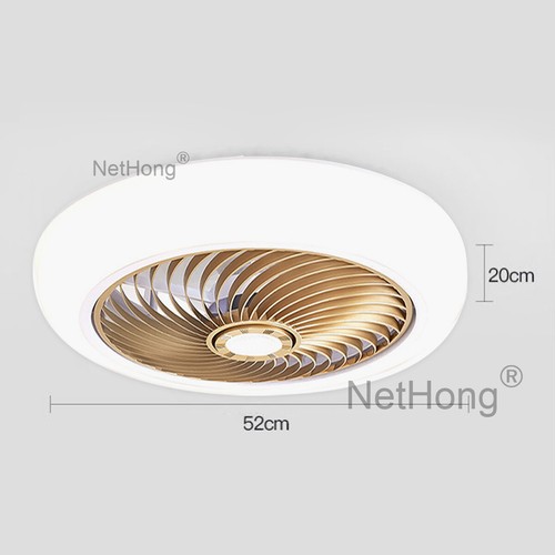6 Speed Large LED Ceiling Fan with Lighting LED Light Adjustable Wind + Remote - Picture 4 of 12