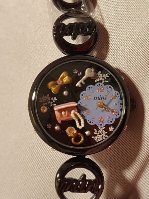 Mini Brand Handcrafted Watch - Accessories Theme with Metal Circles Band