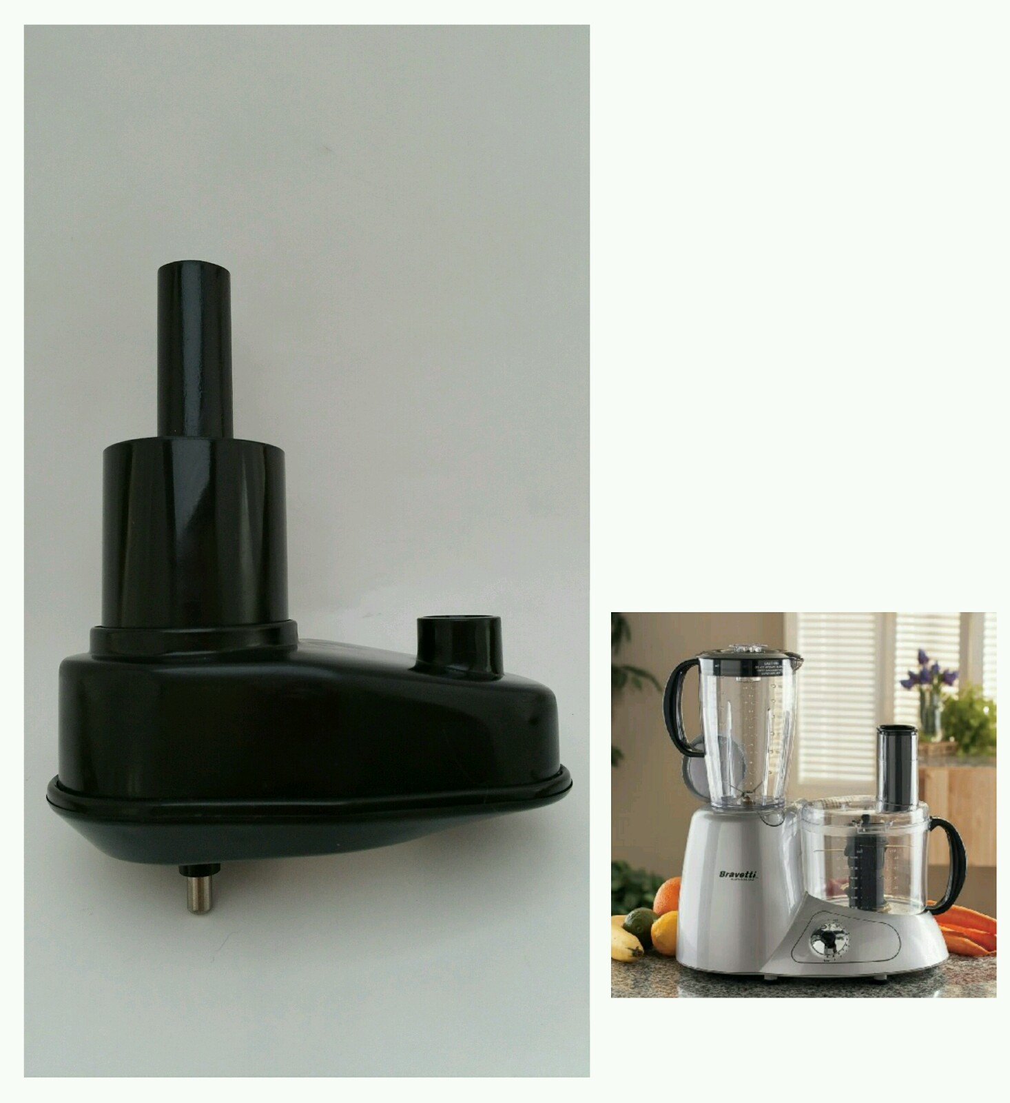 NEW Bravetti Platinum Pro Food Processor/Blender BP101H Parts Whisk