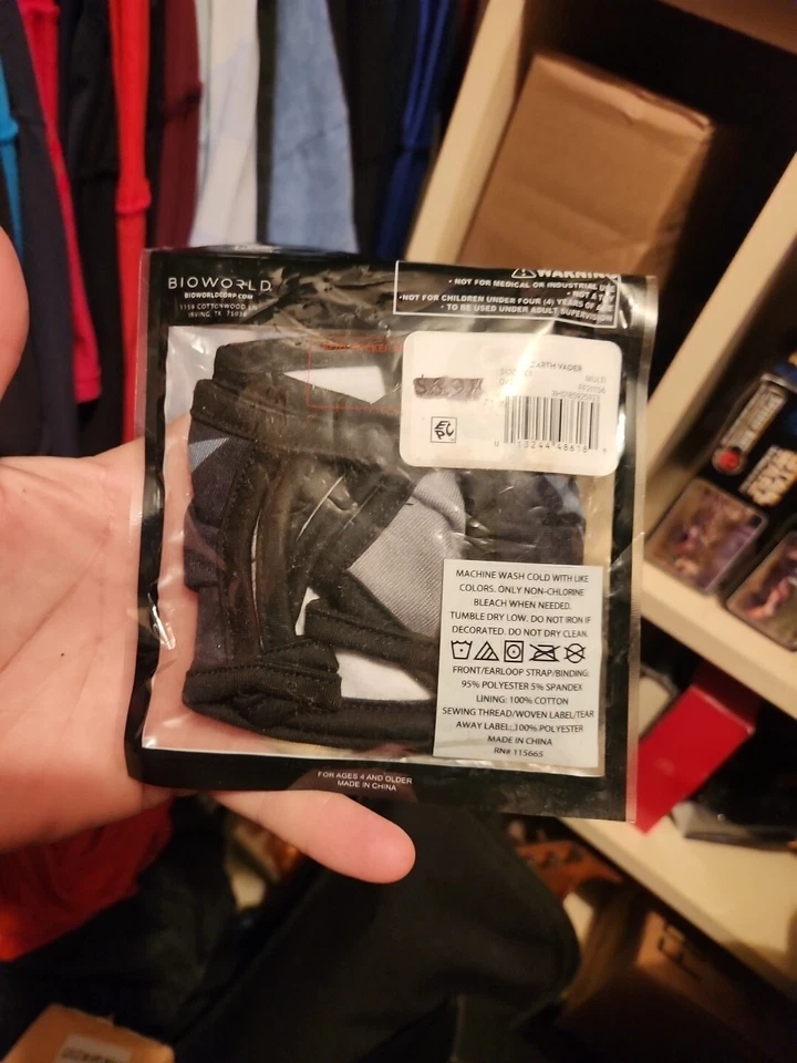 星球大战风暴部队布面面具青少年 2 包迪士尼卢卡斯电影新品 — 第 4/4 张图片