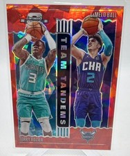 2020-21  Contenders Optic  LaMelo Ball Terry Rozier Team Tandems Red Ice Rookie