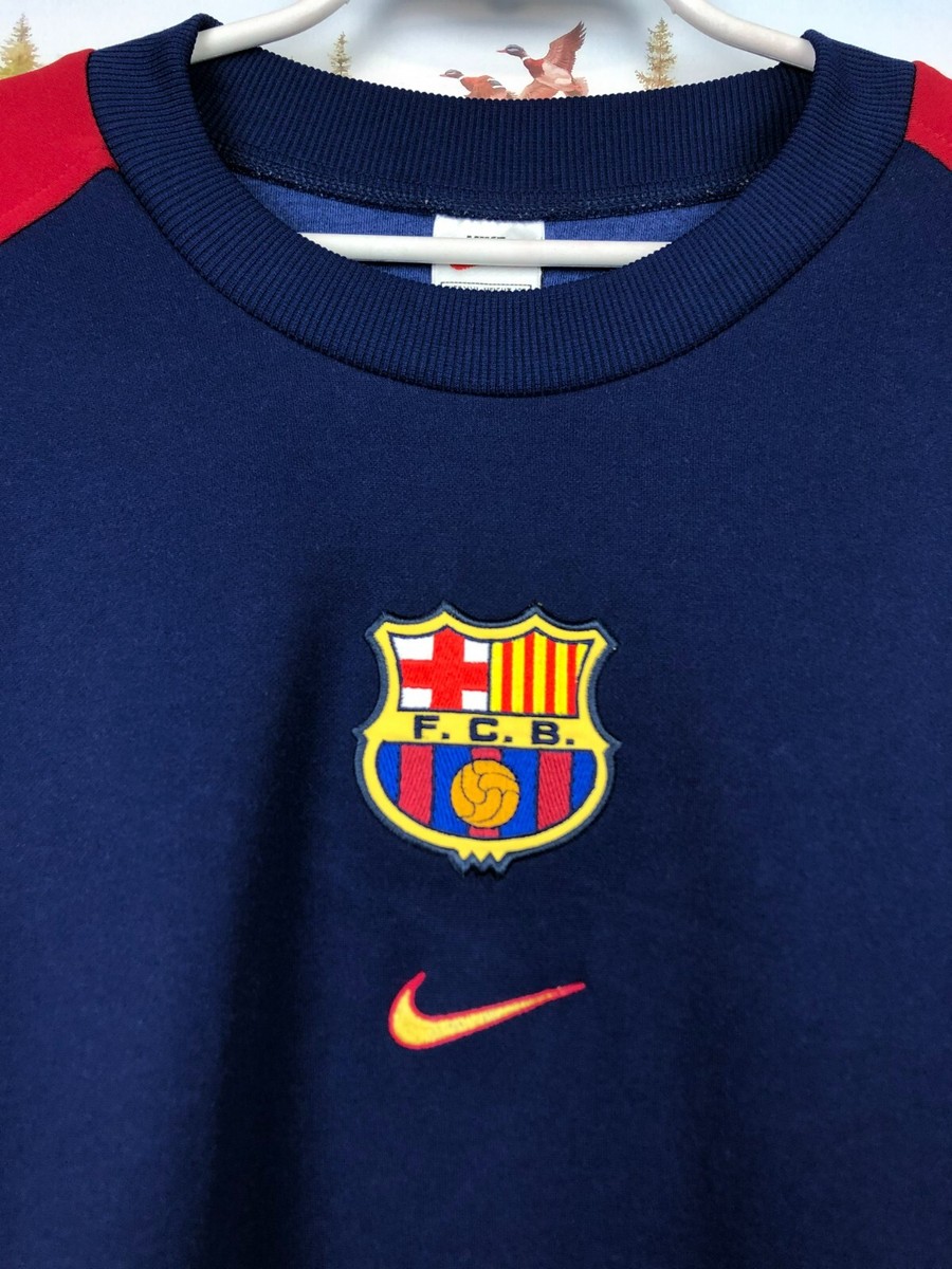 トップス Vtg 90s Nike Team FC.Barcelona Sweats XL Vtg 90s Nike Team FC.Barcelona Sweats XL