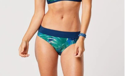 Carve Designs Catalina Bottom Full Coverage Azul Palms Multi Size SM B1523