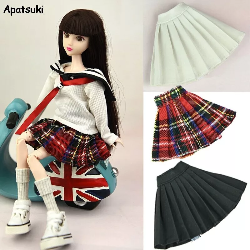 1/6 Dolls Accessories Doll Clothes For 11.5 Doll Outfits Pleat Skirt Kids  Toys