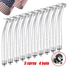 10 Yabangbang Dental High Speed Handpiece Push Button Fast Turbine Triple Y3BM