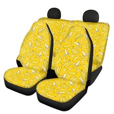 5 Seats Vivid Floral Pattern Car Seat Covers Polyster Full Set Universal Fit 5 Seats Vivid Floral Pattern Car Seat Covers Polyster Full Set Universal Fit