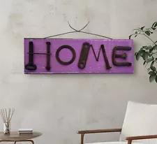 Rustic “Home” Sign