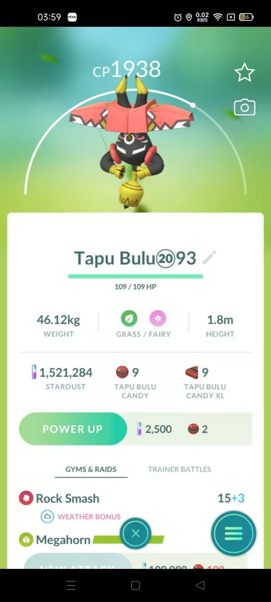 Tapu Bulu (Pokémon) - Pokémon GO