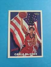 CARLA McGHEE 1995 TOPPS TEAM USA WNBA BASKETBALL CARD # 8 H9152
