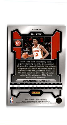 その他 De'Andre Hunter prizm RC auto PSA9 2023-24 Panini Prizm #207 De'Andre Hunter Prizms Silver Atlanta