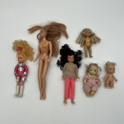 Vintage Kid Kore & Unbranded Doll Lot! Incomplete For Parts! 