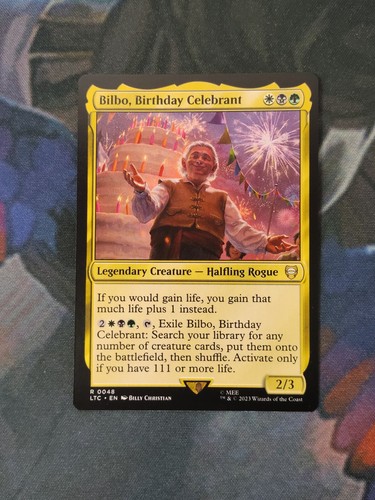 Bilbo, Birthday Celebrant | 7% Off 2+ | UB: LOTR | NM | MTG - Picture 1 of 1