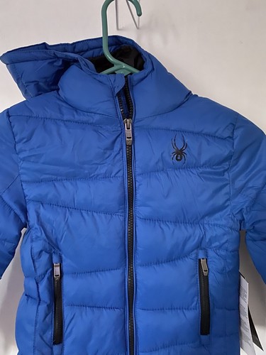 NWTS BOYS ROYAL BLUE SPYDER PUFFER COAT SZ 4 $149 - Picture 2 of 7