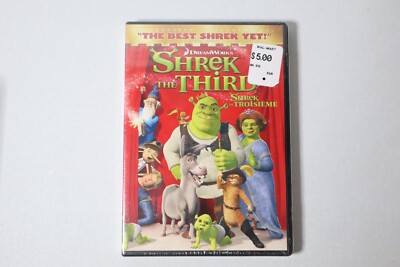 Shrek the Third (DVD, 2007, Widescreen Version) NEW