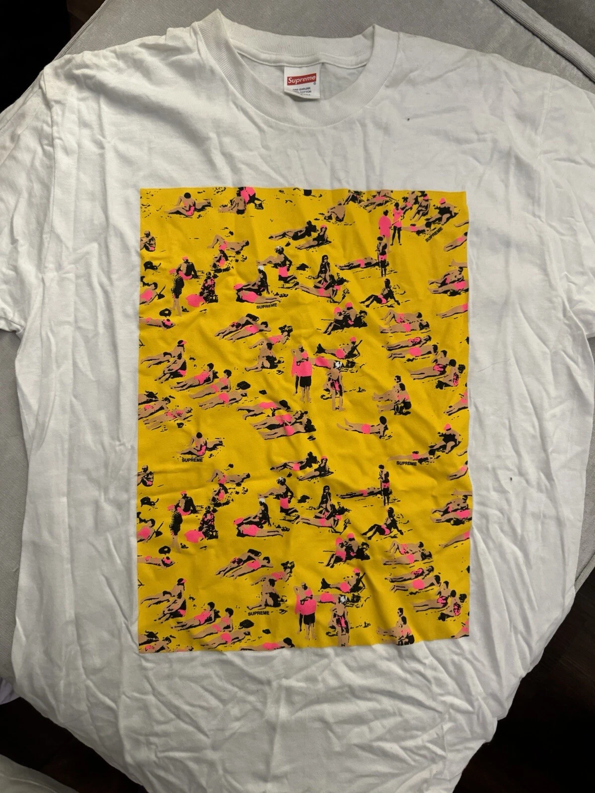 T shirt de plage suprême grand