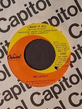 northern soul   IKE LOVELY   I Want It All / You're My Bad...  CAPITOL 2380   M-