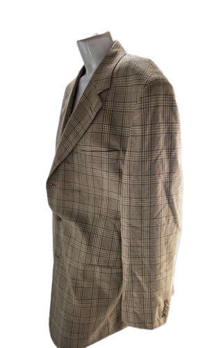 Brooks Brothers Men's Blazer 44L Tan Plaid Wool Madison 1818 Three Button - Imagen 6 de 10