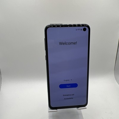 Samsung Galaxy S10e 128GB Prism Black Verizon Android 12 Smartphone Tested