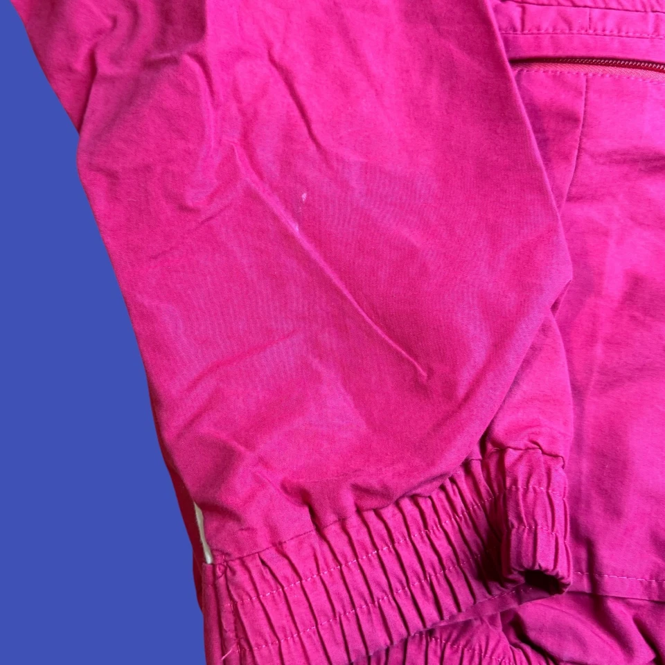 Jaqueta vintage Woolrich vermelha com zíper botão grande ao ar livre caminhada com capuz - Imagem 3 de 4