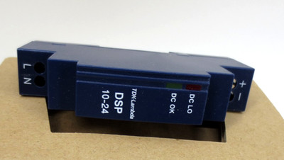 TDK-Lambda DSP10-24, Rail Power Supply, In 100-240Vac, Out 24VDC, 10W