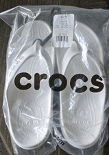 Crocs Baya Flip Mens Size 9 Women 11 Brand New White
