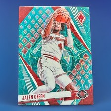 Jalen Green Teal Lazer 2023-24 Panini Phoenix #58