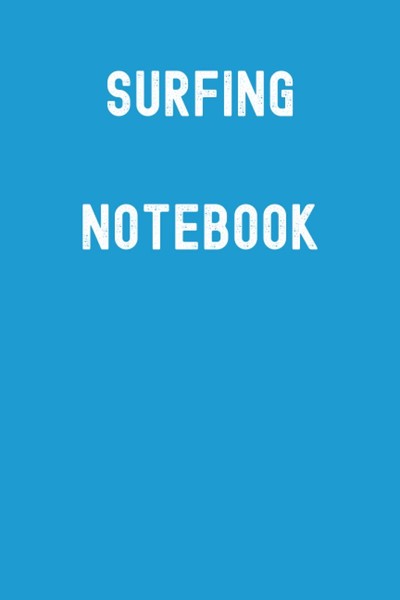 Surf Journal 120 Seiten 6X9 Zoll Tomb Blue Matt Finish Notizbuch-image